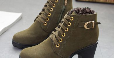 mejores botas para mujer color verde